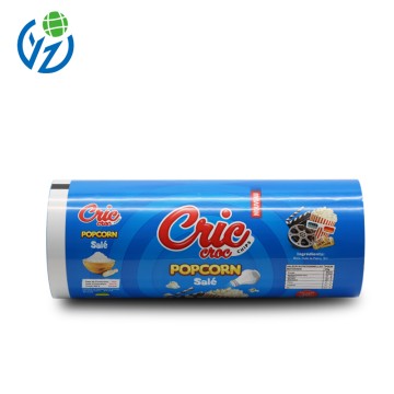Custom Snack Wrapper Plastic Food Packaging Film Roll