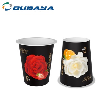 5oz/150ml PP IML Round Pudding Cup With PET/PP Lid  ODY-094