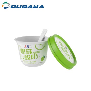 9oz/270ml PP IML Round Cup For Yogurt With PP Lid For Mask Cream/Powder