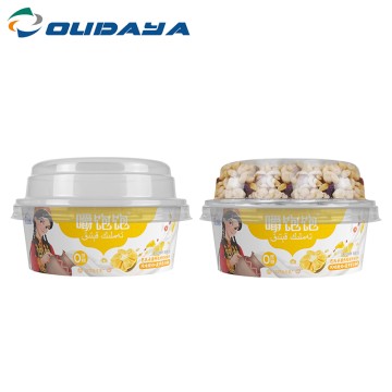 310ml PP IML Round Cup For Ice cream /Cream With PET Lid ODY-089