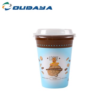 400ml PP IML Round Cup For Drinking/Beverage/Yogurt With Pet Lid