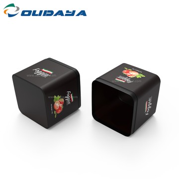 1600ml PP Square IML Biscuit/Cookies/Cigarettes/Tobacco Containers with Lock