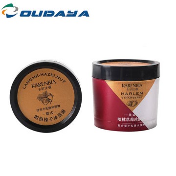 100ml PP IML Round Cup For Ice cream With Screw Lid  ODY-004