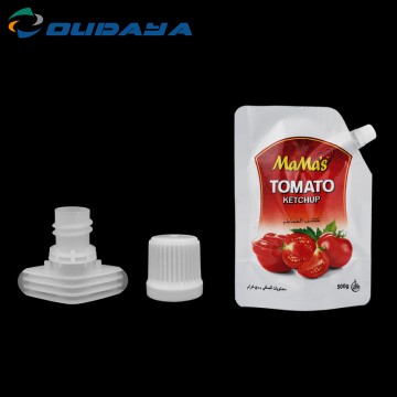 11mm PP/PE Plastic spout cap for spout pouch detergent packaging