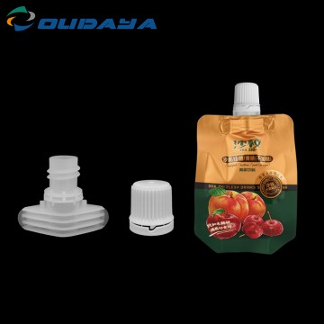 11mm PP/PE Plastic spout lock cap for spout pouch detergent packaging
