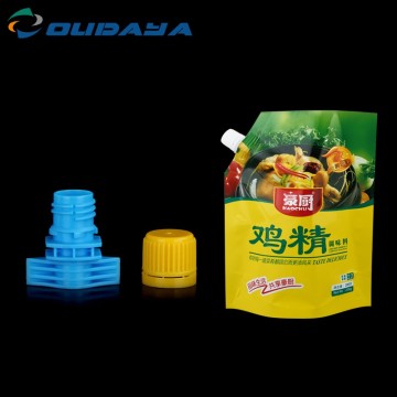 13mm PP/PE Plastic spout double plates cap for spout pouch liquid packaging
