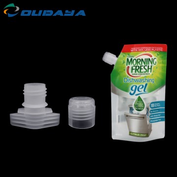 15mm PP/PE Plastic spout flip cap for spout pouch liquid packaging