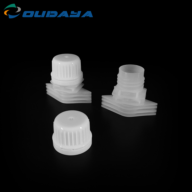 16mm PP/PE Plastik muncung penutup baru berganda untuk produk pembungkusan detergen kantung muncung