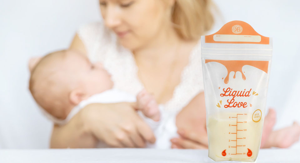 breastmilk storage bag
