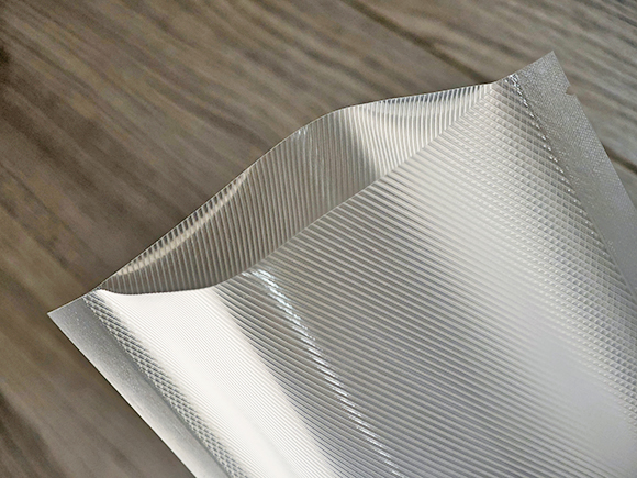 Double ribs pattern vacuum sealer bags