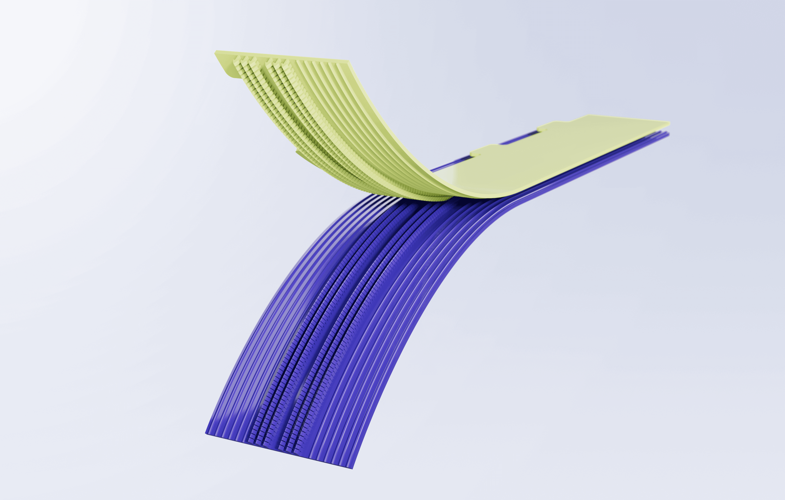 Multiple-track zipper