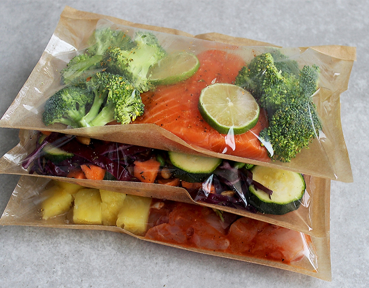 Oven and microwave steaming bags are the n...