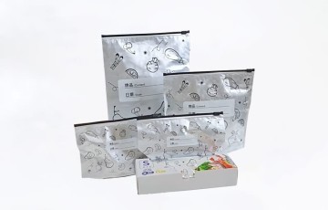 Leak-Proof Aluminum Foil Freezer Bags With Slider For Food