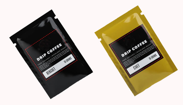Easy-to-tear coffee packaging 