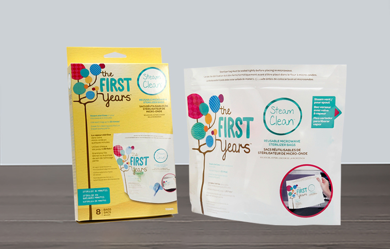 Premium Microwave Steam Sterilizer Bags For Baby Feeding Tools
