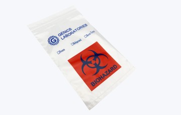 Biohazard Specimen Zip Bags With Document Pouch For Laboratory