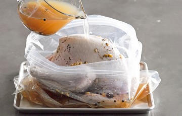 26"×22" Heavy Duty Brining Bags With Double Track Zipper