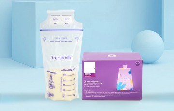 100% Eco-Friendly Recyclable Breast Milk Storage Pouch