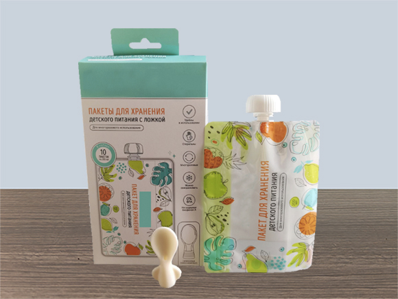 baby puree storage pouch