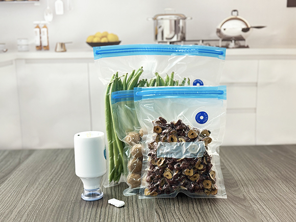 channeled vacuum bag