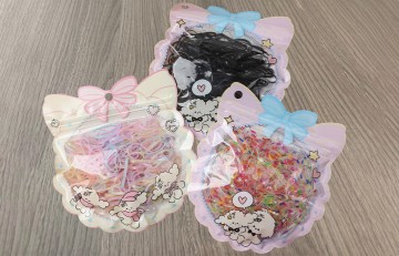 Bowknot Rubber Band Ziplock...