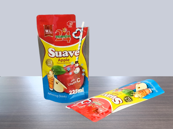 drink pouches with straw