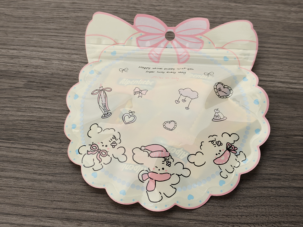 Kids elastic band packaging bag 