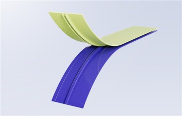 Single Track PE PP PVC Airtight Air Proof Zipper