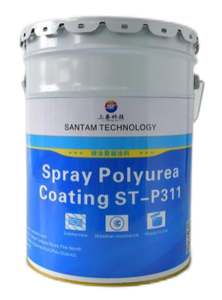 ST-P311 پلی اوره پاششی فلوئور-سیلیکون با عملکرد بالا - پوشش ضد نشت و ضد ترک سازه‌های هیدرولیکی