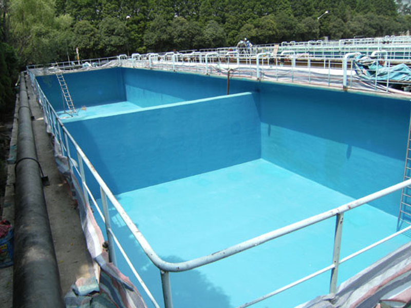 Case of polyurea waterproofing for power plant waste water pond