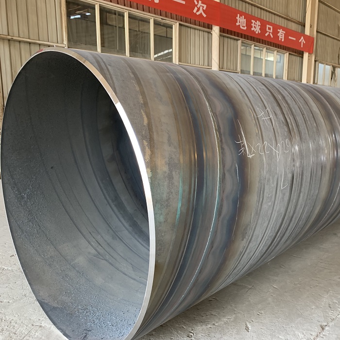 Q235 Large Diameter Spiral Pipe Seamless 12m Drainage Pipeline Sewage Treatment Boiler Square ASTM API Certified