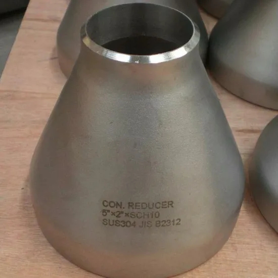 ASME B16.9 5“x2”SCH10 Seamless Butt Weld Welding Carbon Mild Steel Low Alloy Steel Pipe Fittings Eccentric Reducer