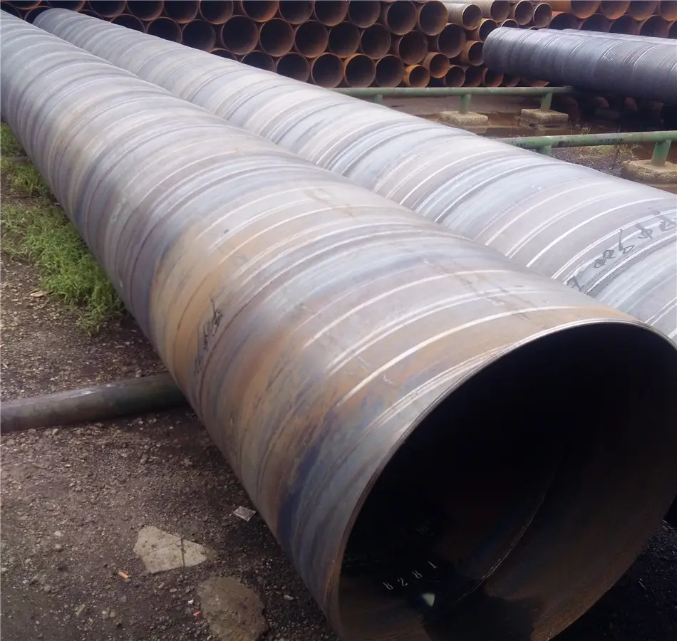 Spiral welded pipe