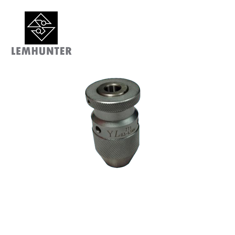 EDM Consumable Drilling Parts Stainless Silver Keyless EDM Drill Chuck 0-6 (1)