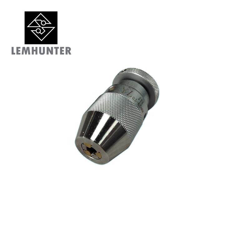 EDM Consumable Drilling Parts Stainless Silver Keyless EDM Drill Chuck 0-6 (3)