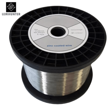High precision EDM Zinc coated wire