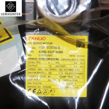 A06B-0227-B300 A06B-0227-B100 A06B-0227-B301 FANUC AC Spindle Motor CNC Servo Motor