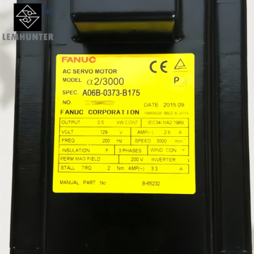 A06B-0373-B175 A06B-2373-B175 FANUC AC Servo Motor