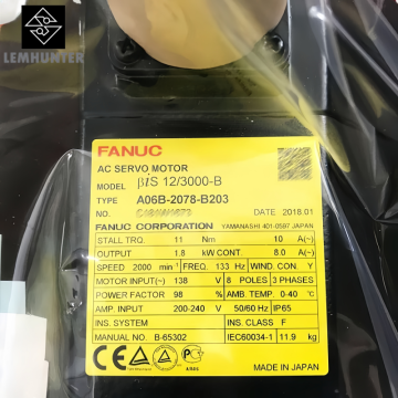 A06B-2078-B203 FUNAC AC Servo Motor