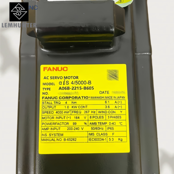 A06B-2215-B605 A06B-0215-B605 FANUC System AC Servo Motor