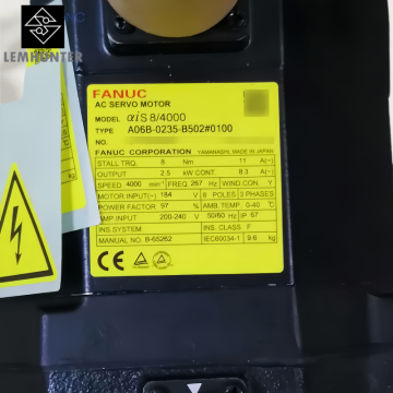 A06B-0235-B502 A06B-2235-B502 FANUC System AC Servo Motor