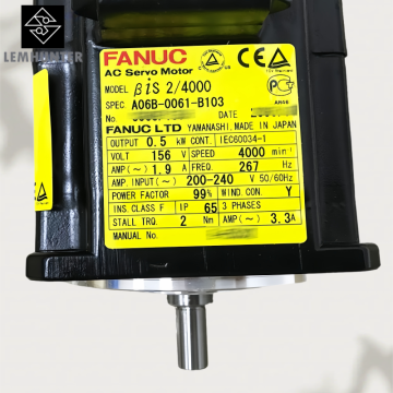 A06B-0061-B103 FANUC AC Servo Motor CNC Spindle Motor