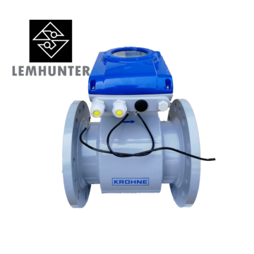 KROHNE OPTIFLUX 2050C DN100 – Compact Electromagnetic Flowmeter with Rubber Liner and 316L Electrodes