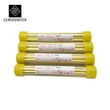 For EDM Drilling Machine Big Size Multichannel EDM Brass Copper Electrode Tube