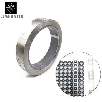 32650 Nickel Plated Steel Strip 2P Nickel Sheet Adjustable Cell Spacing Customized Size For Battery Welding