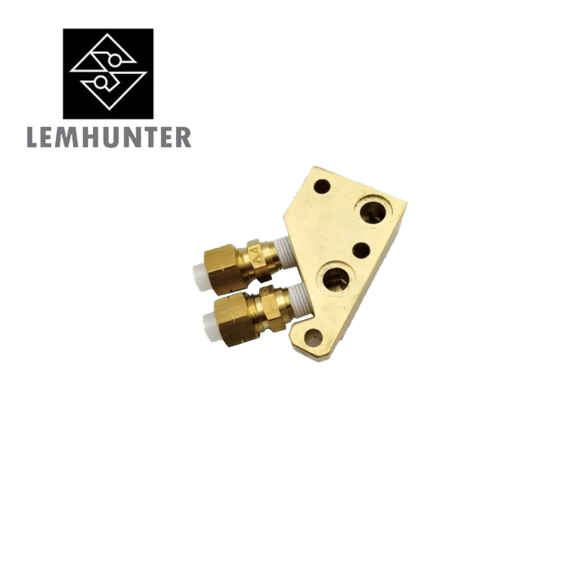 X268d658h01 Mitsubishi EDM Block with Pipe Fitting