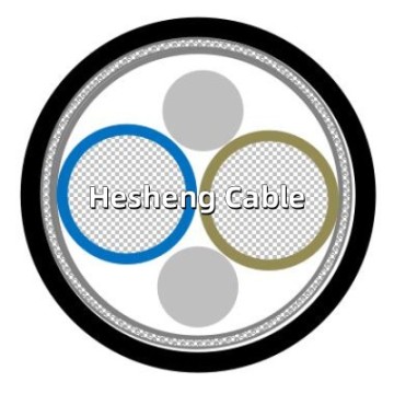 ZTE 3G/4G/5G 600v Shielded dc RRU Copper braided screen power cable for Base station