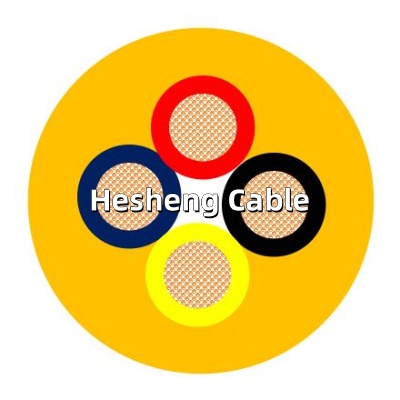 Rubber Submersible Cable for drinking water (round type)