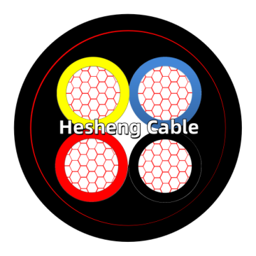 German Standard Industrial Cables: 0.6/1KV, NYY-J/NYY-O/NAYY-J CU/PVC/PVC Electrical Cable