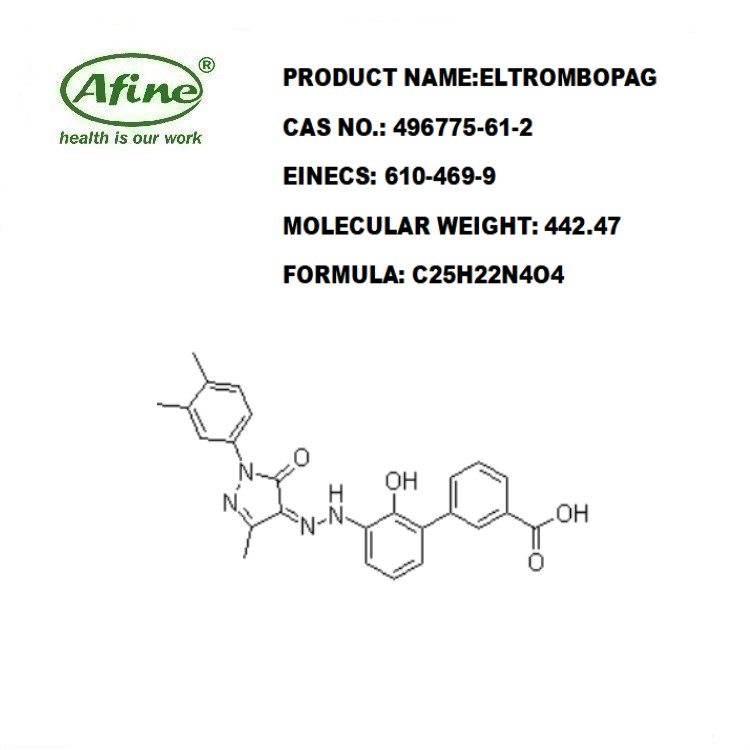 Eltrombopag CAS No.  496775...